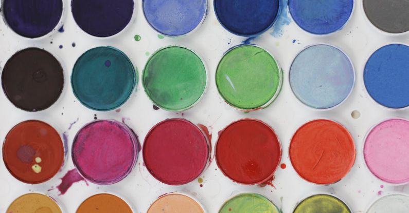 Paint Palette - Close-up Photo of WaterColor Palette