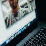 Video Call - Turned-on Macbook