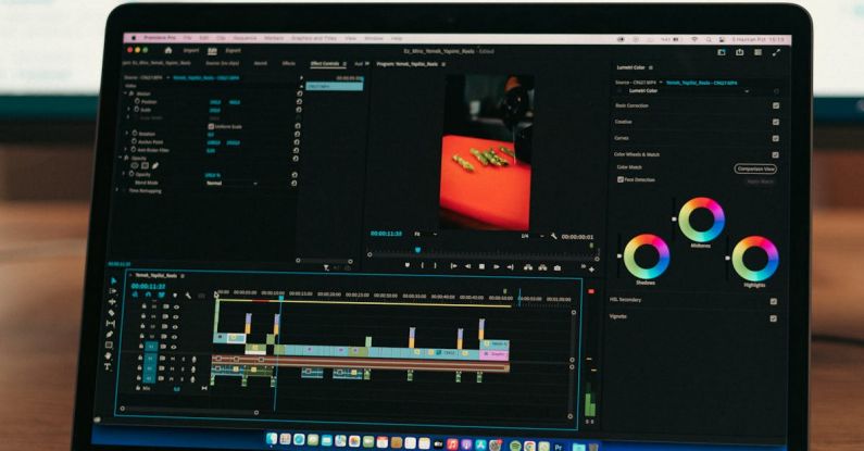Resume Layout - MacBook Air Adobe/Premier Pro editing