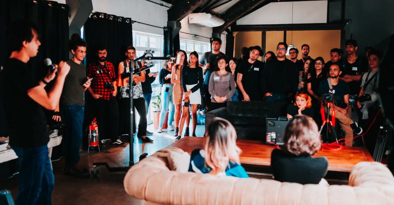 Networking Event - Group of People Standing Inside Room