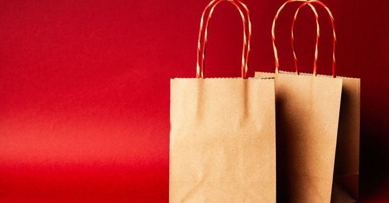 Shopping Bags - Two Paper Tote Bags