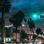 Resume Highlight - Busy city street in tropical town at night