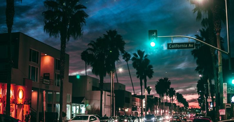 Resume Highlight - Busy city street in tropical town at night