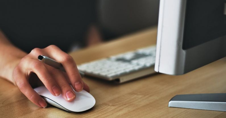 Job Search - Person Holding Apple Magic Mouse